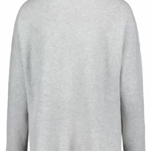 BETTY & CO Strickpullover Mit Rundhalsausschnitt Grau/ Weiß 13